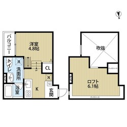 東部市場前駅 徒歩11分 2階の物件間取画像